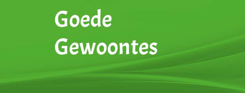 afslankingsconsulenten Merksem | Goede Gewoontes